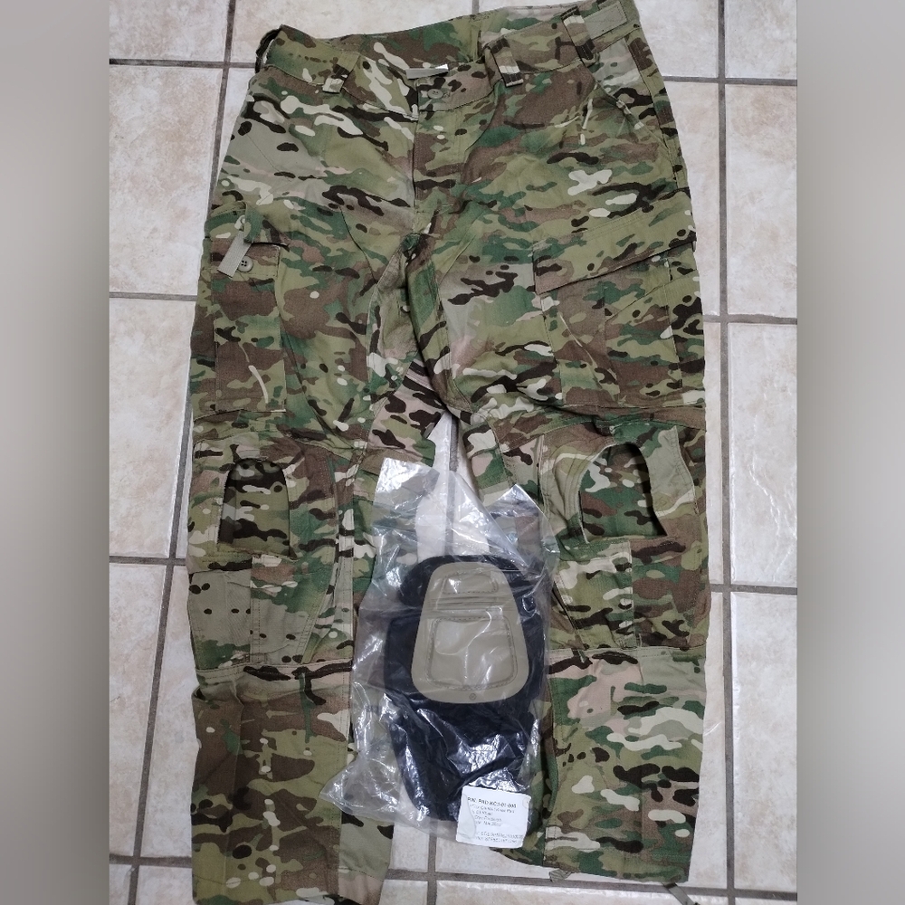 USGI Army Combat pants ACP W/ Crye Airflex Knee Pads! Multicam OCP Gen 1 LR